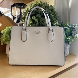 Optic White KateSpade Laurel Way Crossbody Handbag